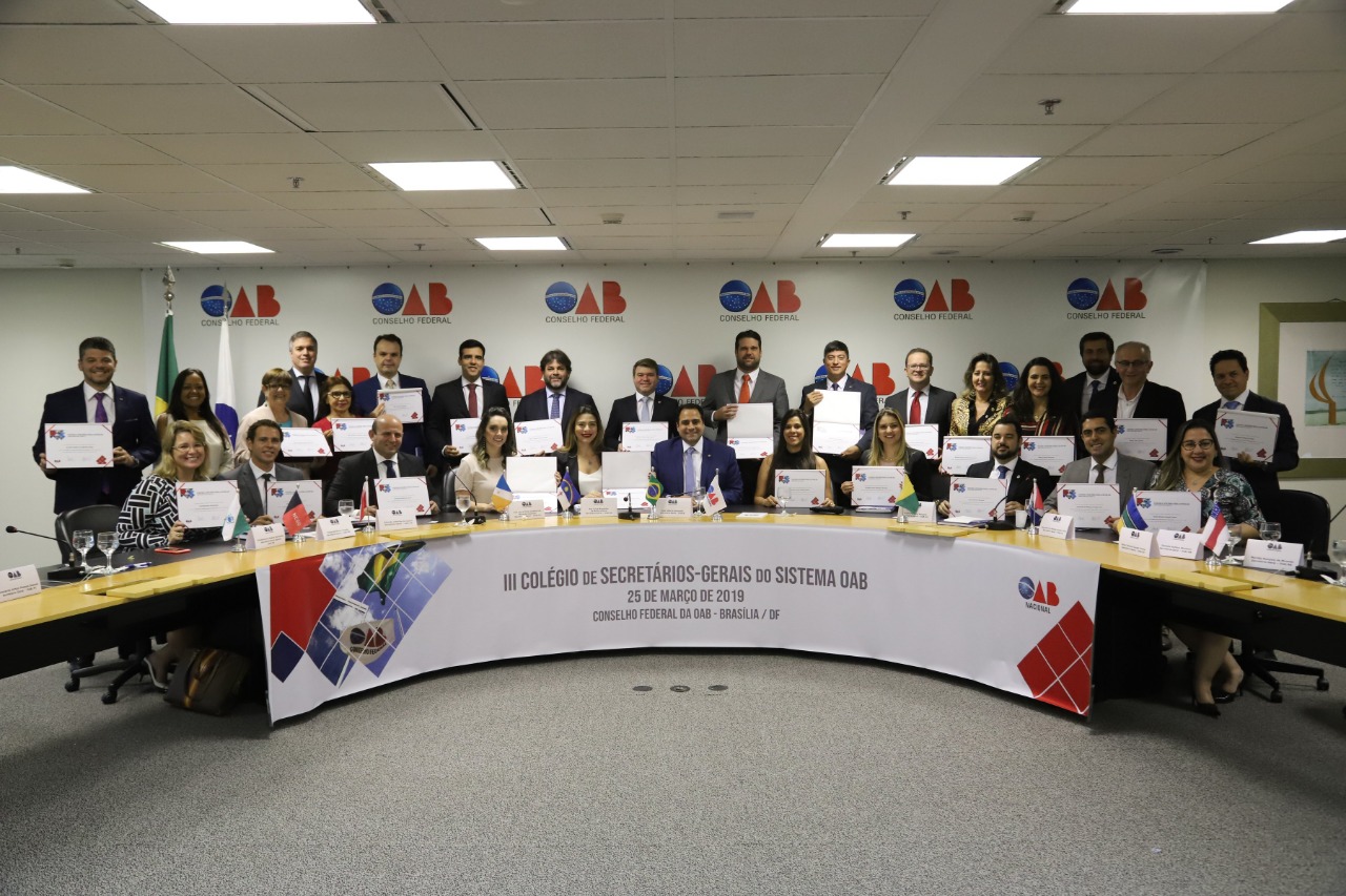 OAB Amapá participa do III Colégio de Secretários-Gerais do Sistema OAB